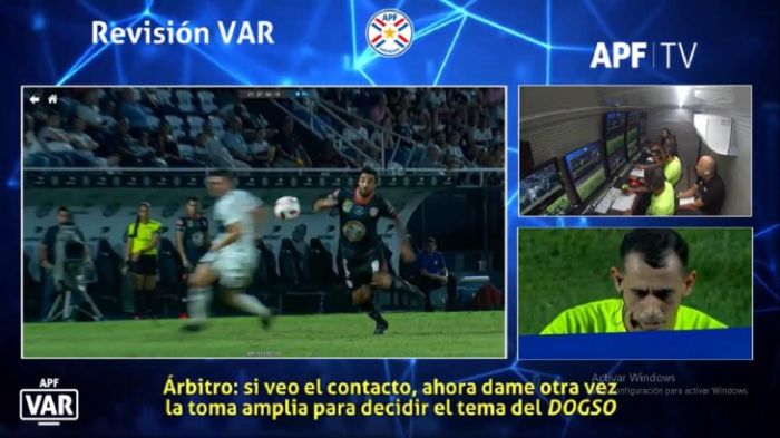 Revelan audio del VAR de la polémica jugada de Olimpia-San Lorenzo