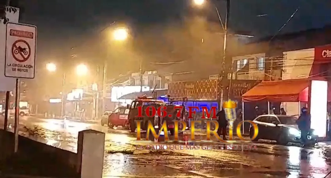 Principio de incendio en conocido local comercial