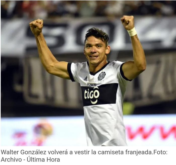 Walter González vuelve a Olimpia.