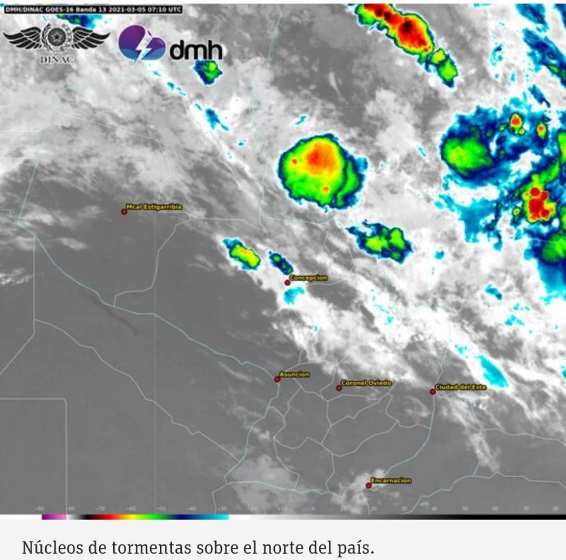 Lluvias y tormentas persistirán en el Norte