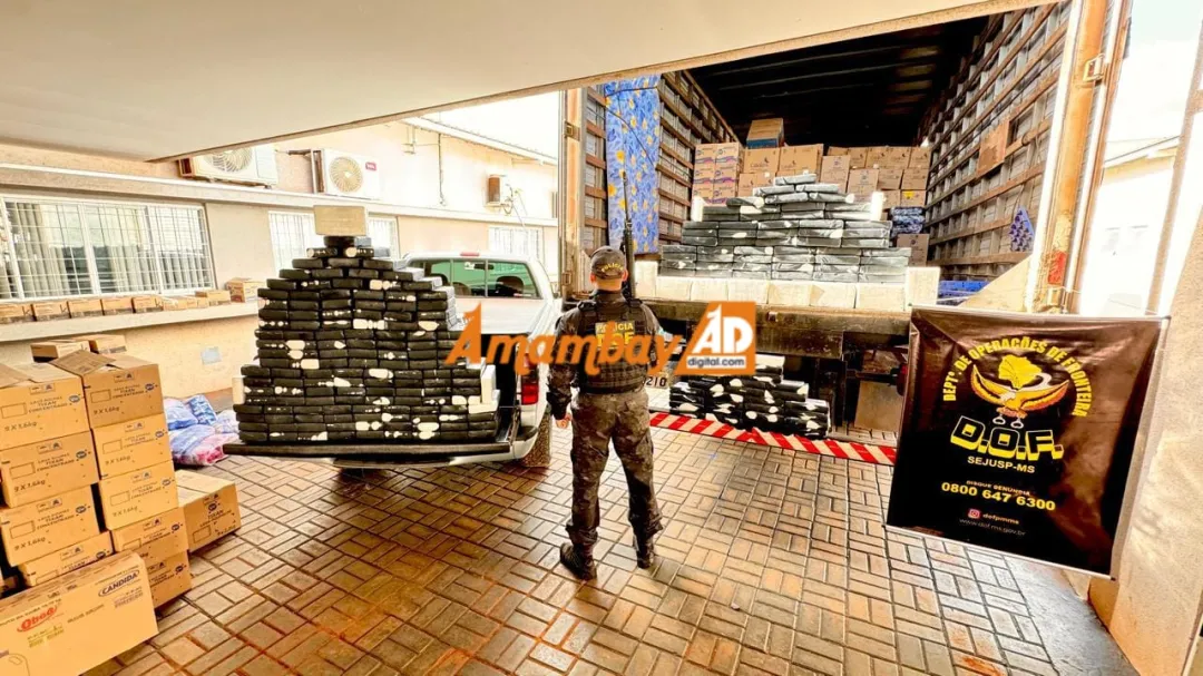 Más de 260 kilos de clorhidrato de cocaína fueron incautados por el DOF en Dourados