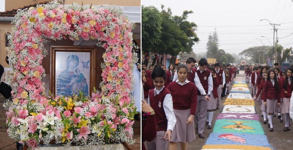Pedro Juan Caballero celebra este martes 27 el día de su Santa Patrona