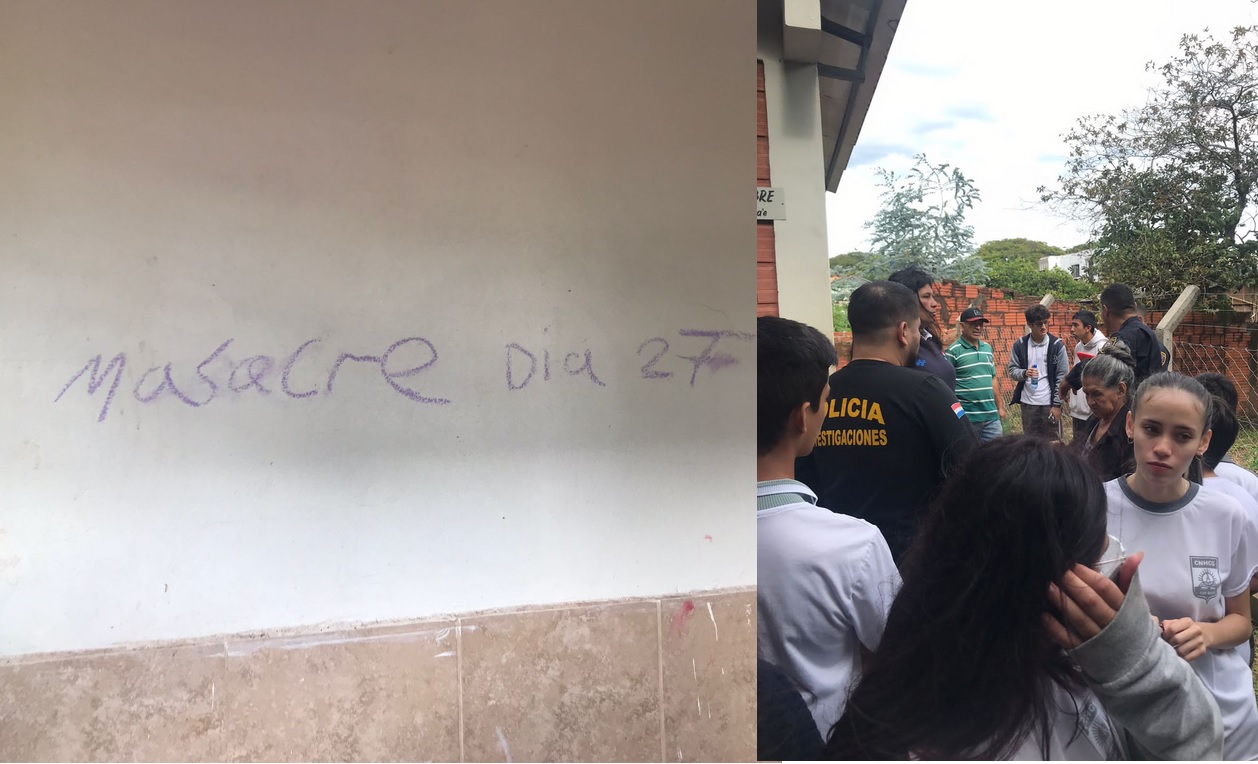 Amenaza de masacre en colegio de Capitán Bado