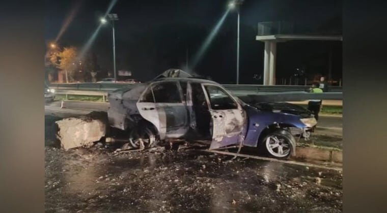 Dos cuerpos calcinados tras accidente en la autopista Ñu Guasu