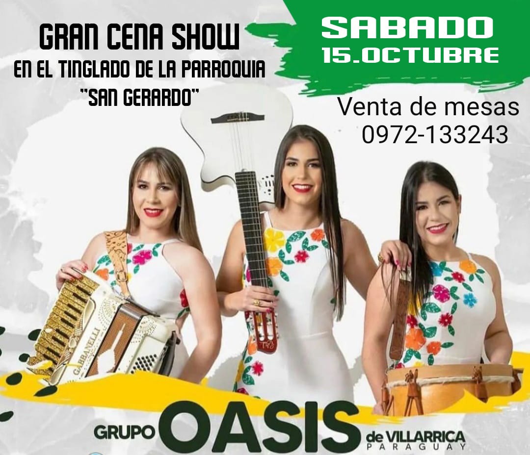 Una Cena Show de primer nivel en la parroquia San Gerardo