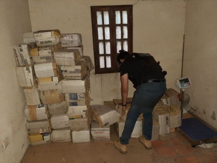 Incautan más de una tonelada de marihuana en Puerto Falcón