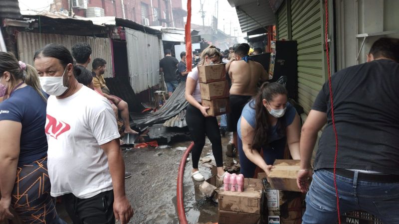 Dos incendios en el Mercado 4