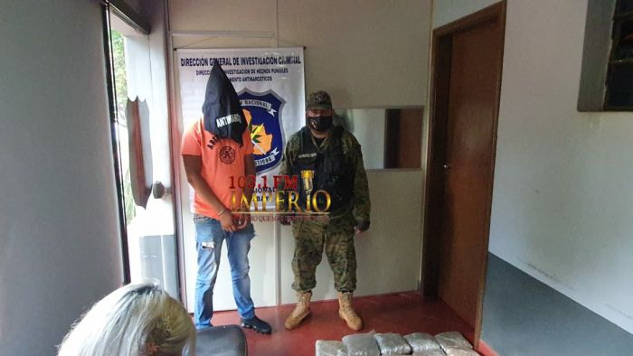 Antinarcóticos de la Policía detienen a "motonarco" brasileño