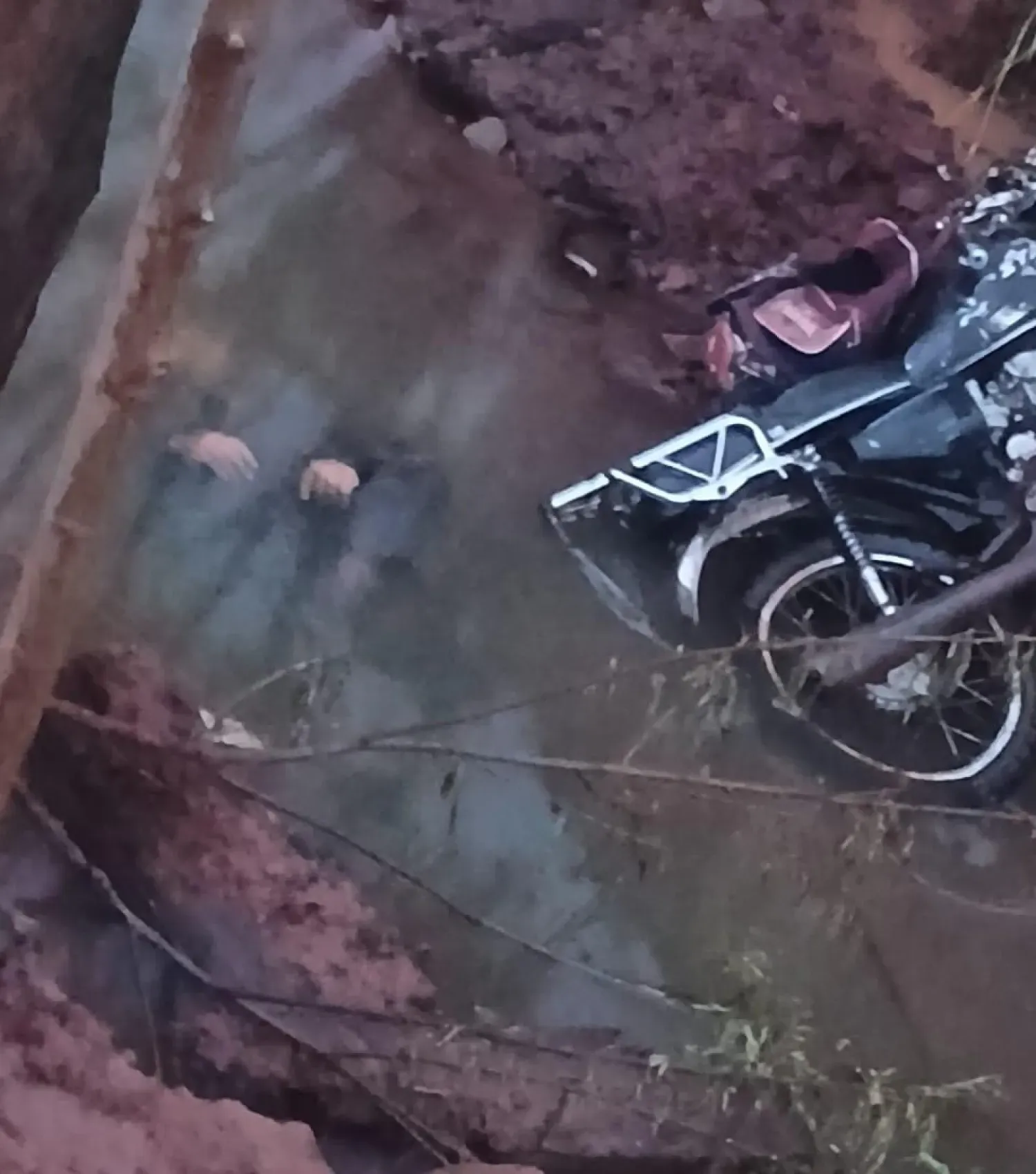 Accidente fatal en la Colonia Santa Clara.