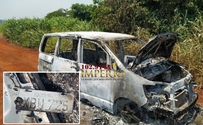 Imposible identificar cuerpo calcinado hallado  dentro  de  un vehículo incinerado