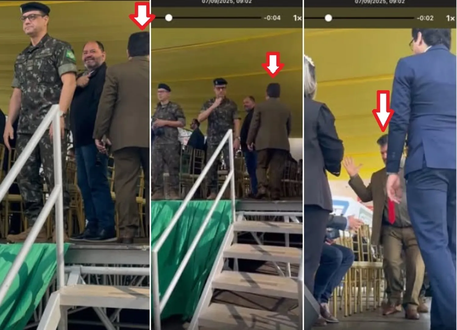 Ceremonial del Ejército genera controversia por falta de respeto a líder político en Ponta Porã