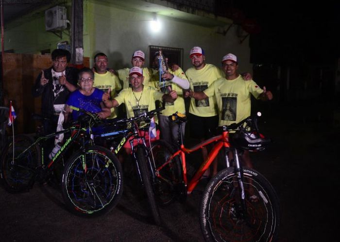 Más de 1.000 kilómetros en bicicleta por la Virgen de Caacupé