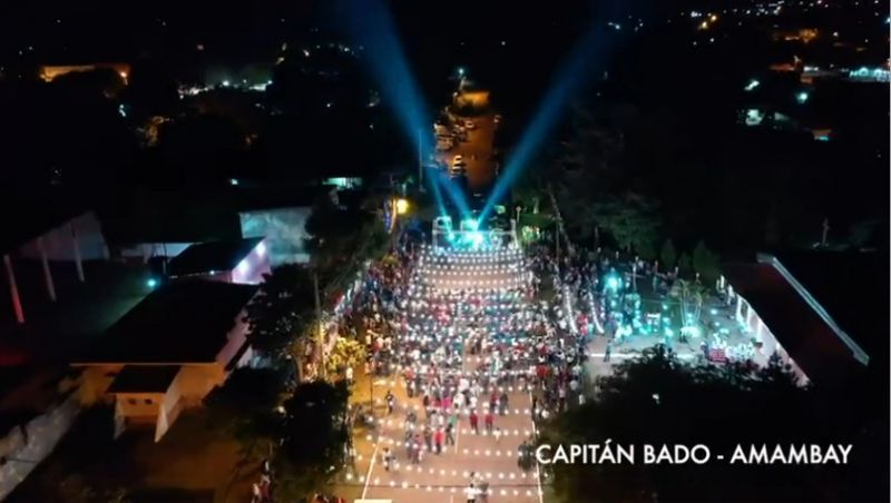 Gigante festival artístico en Capitán Bado