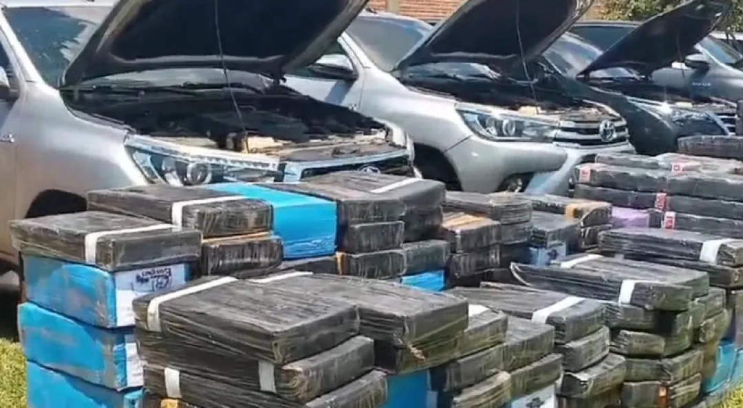 Desaparecen 700 kilos de marihuana de la base de la Senad en Salto del Guairá