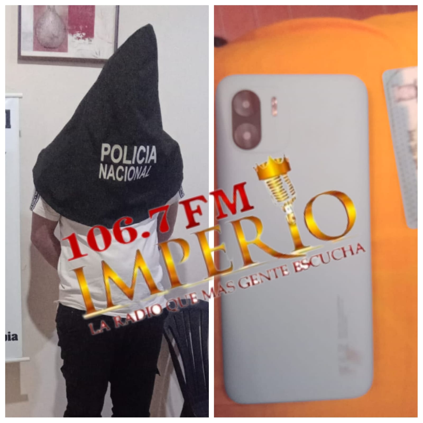 GEO detiene a un joven por despojar del bolsillo de una mujer de su celular
