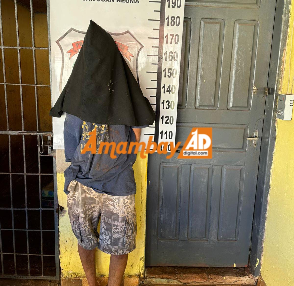 Joven de 19 años es detenido con televisor hurtado