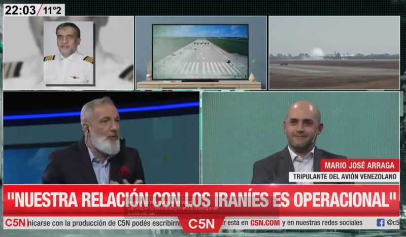 Pasajero de avión venezolano aclara situación del mismo