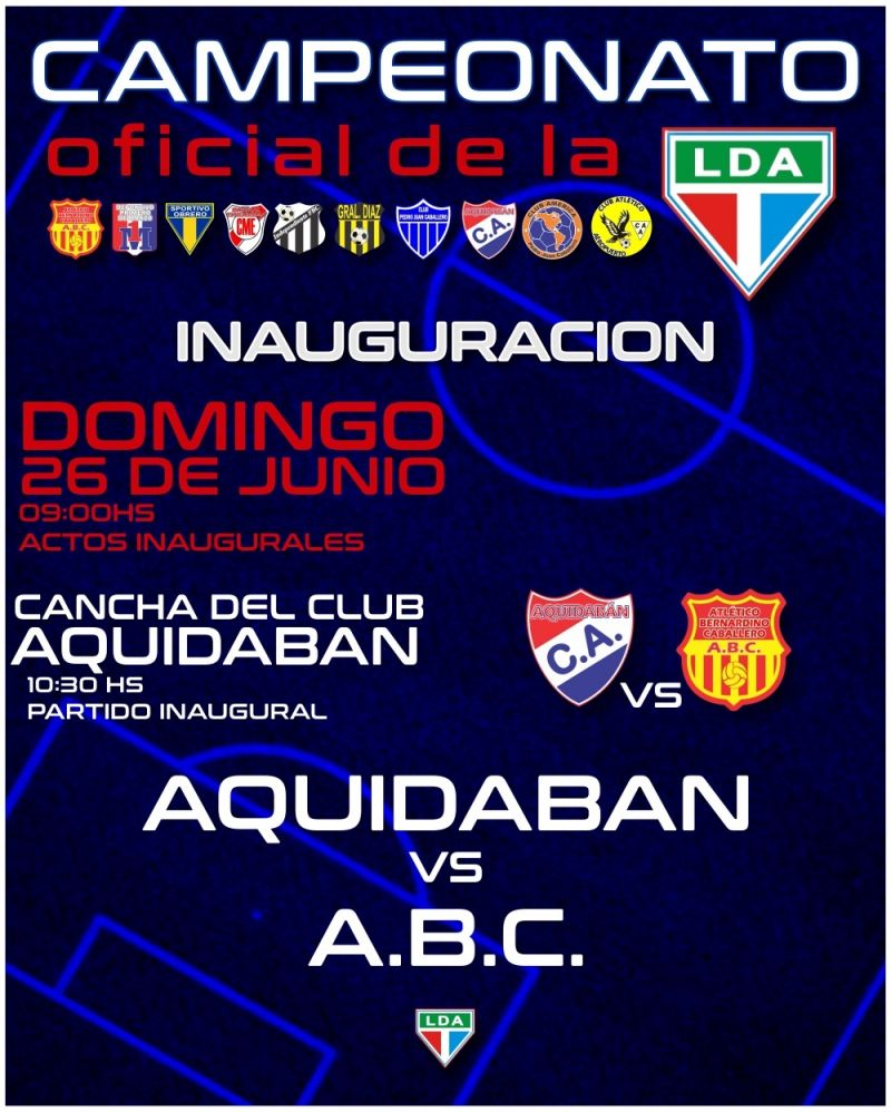 Arranca este domingo fiesta máxima del fútbol local