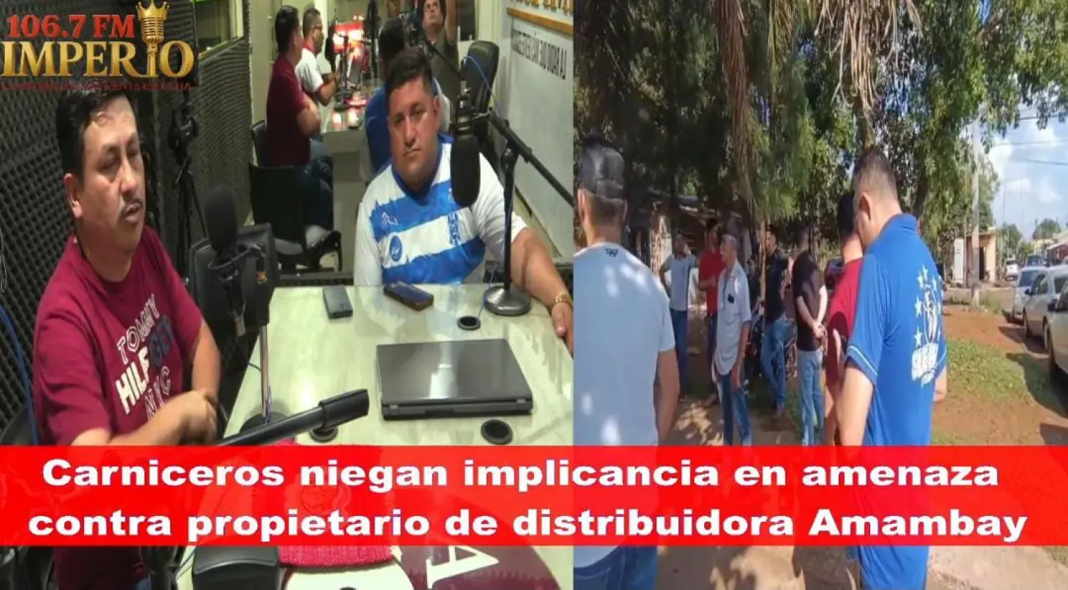Carniceros niegan implicancia en amenaza a propietario de distribuidora Amambay