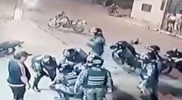 Grupo Lince: entre 8 atraparon a hombre armado en Bañado Sur