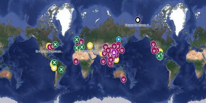 Google Maps muestra el avance en tiempo real del coronavirus en el mundo