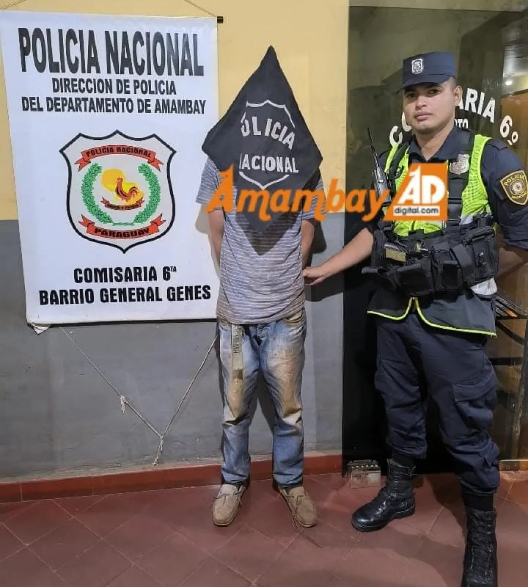 Hijo violento es aprehendido tras golpear a su madre en disputa familiar