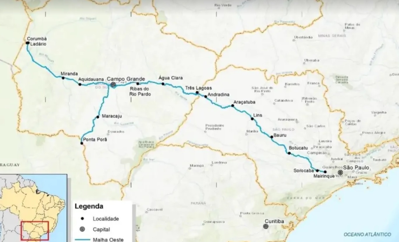 La importancia de que la red ferroviaria llegue nuevamente a Ponta Porã