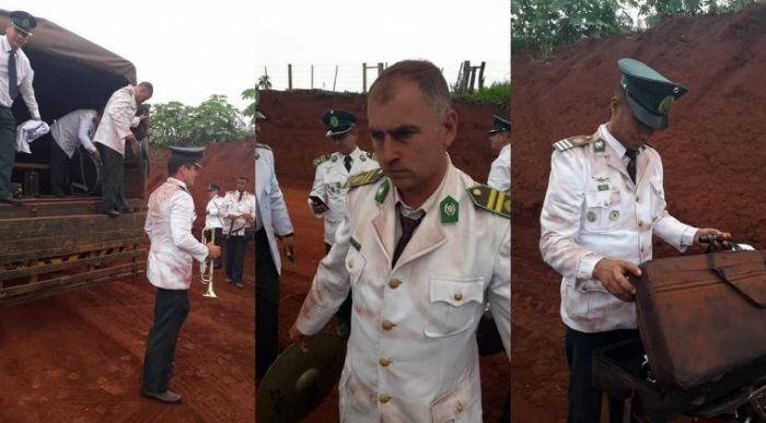 Humillante: músicos militares llegaron "empolvados" a inauguración de Abdo