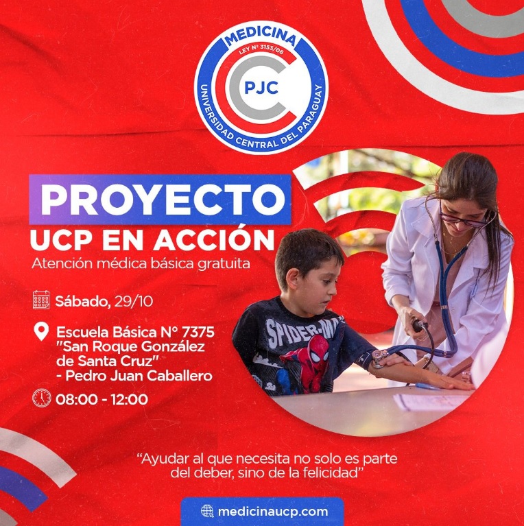 Colonia Cerro Cora’í  recibirá a la Unidad Móvil de Salud de la UCP