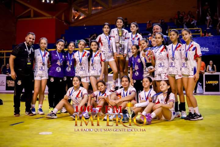 Amambay en el podio en los campeonatos nacionales de handball U12 y U16 en Encarnación