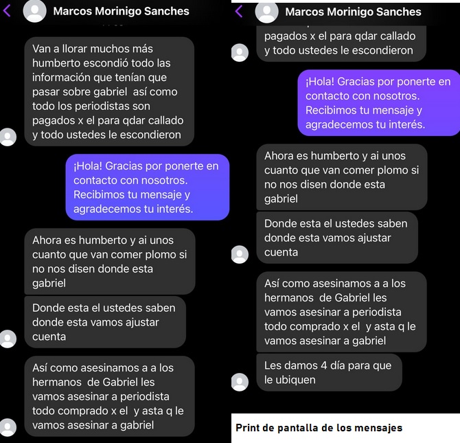 Se reciben más amenazas a periodistas vía Facebook