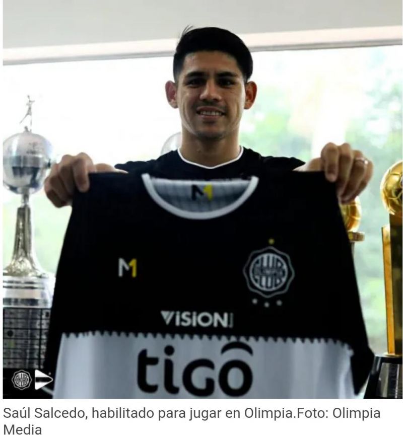 Llegó el pase de Saúl Salcedo 25