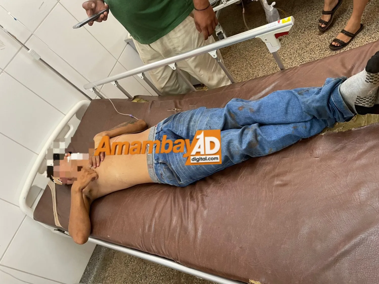 Joven salva su vida milagrosamente tras recibir un disparo en el cuello.