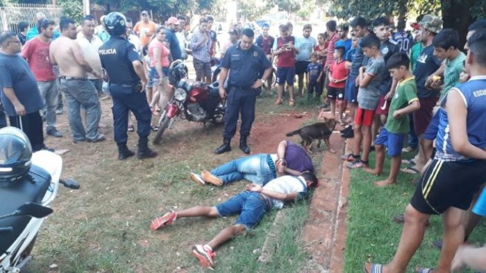 Tras persecución capturan a presuntos motochorros en Minga Guazú