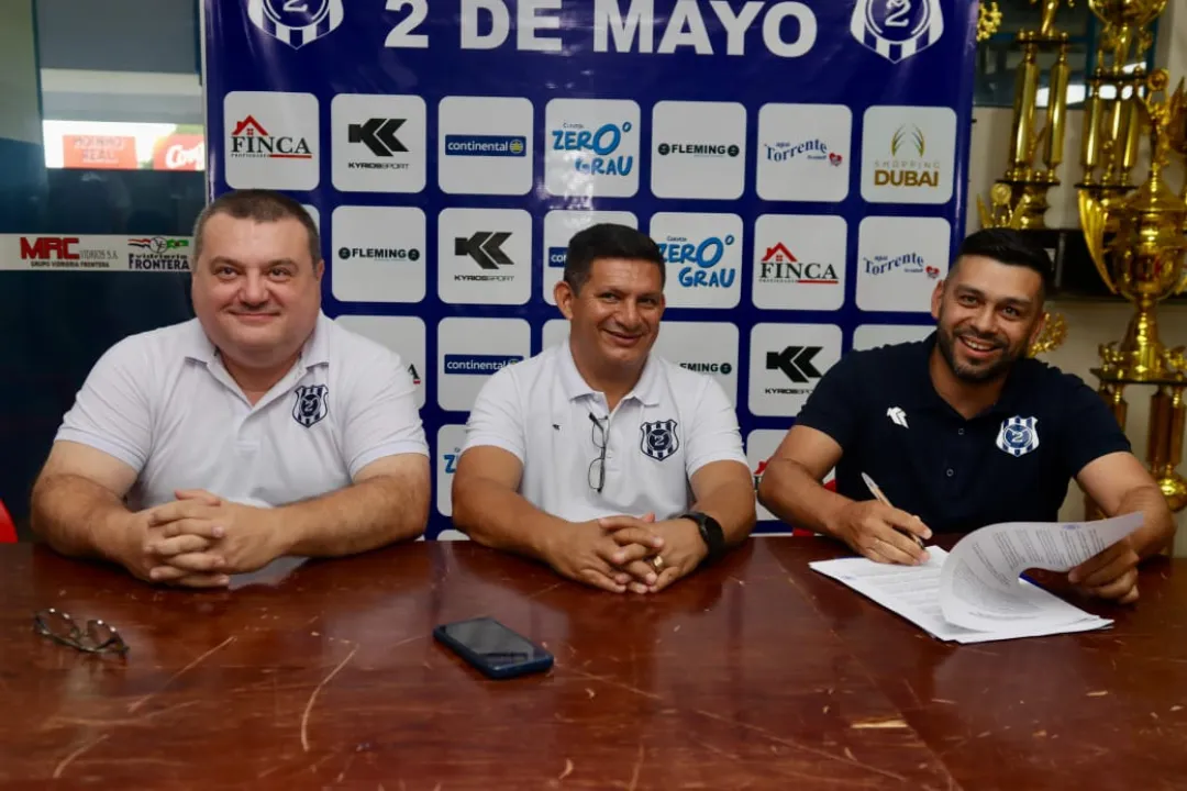 Merecida renovación de contrato de Felipe Giménez con Sp. 2 de Mayo