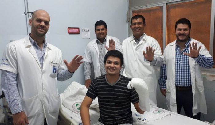 Recuperó su mano: "Puedo decir que es un milagro lo que me pasó"