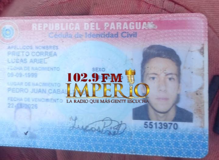 ASESINATO DE POLICÍA. Sicario estaba en poder de una Cédula de Identidad con denuncia de extravío