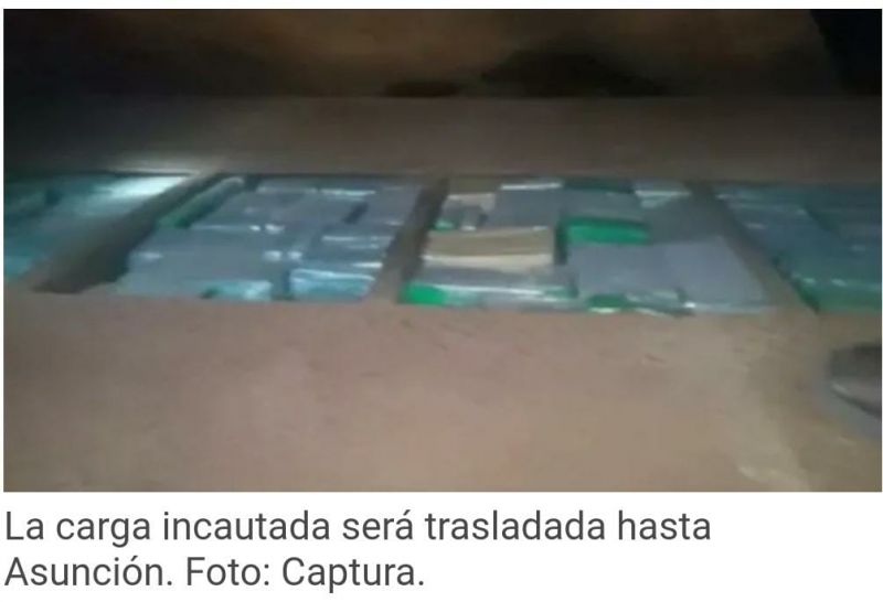 Tres detenidos durante incautación de cocaína en el Chaco