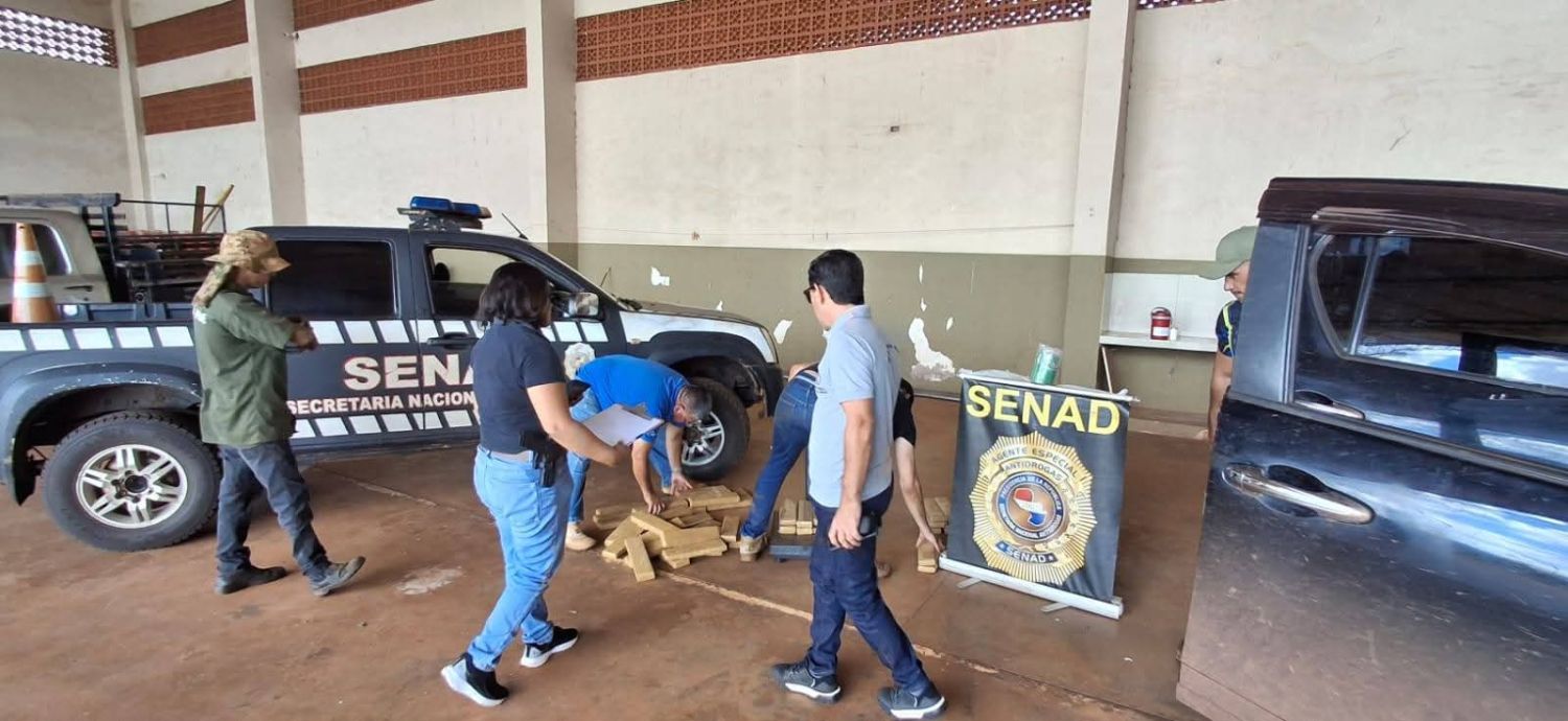 Golpe al narcotráfico en Colonia Estrella: Incautan más de 1.400 kilos de marihuana con destino a Brasil