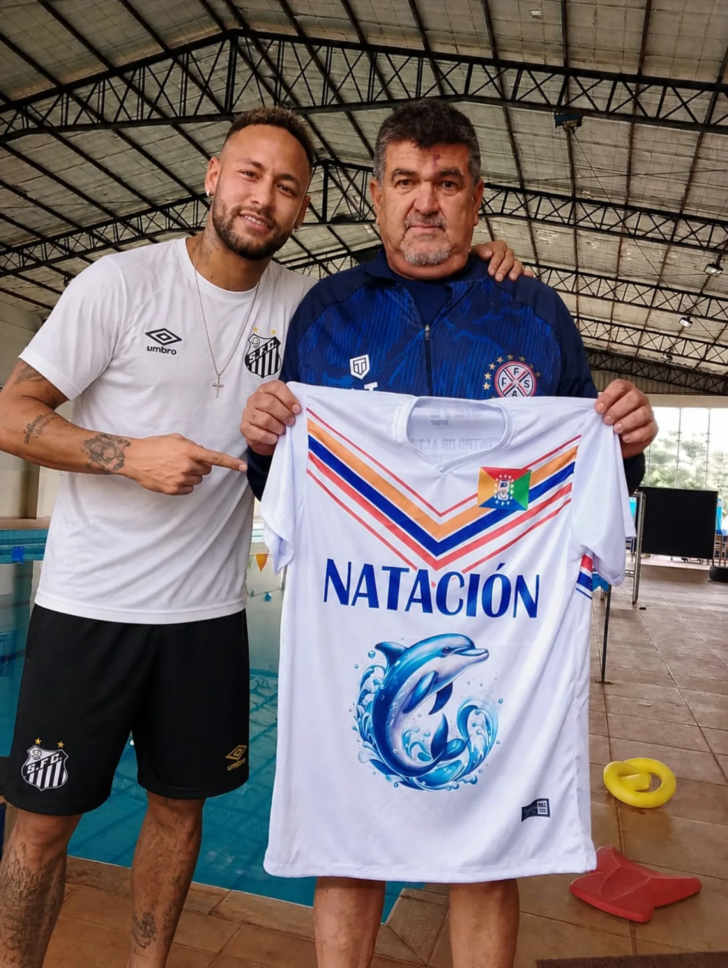 Neymar Jr. "recorre" la ciudad de la mano de la IA mientras seguía en el aire