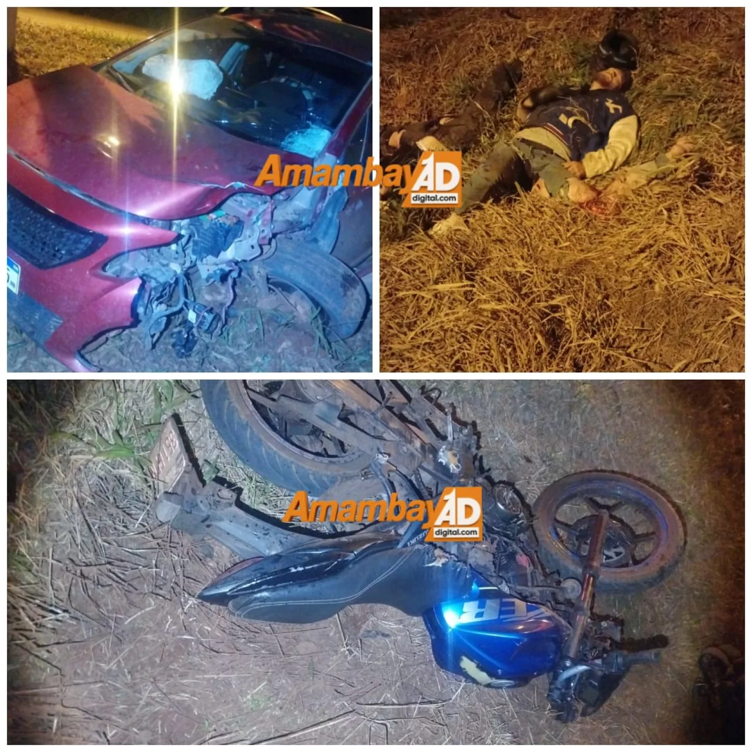 Padre e hija sufren graves fracturas tras ser embestidos por un conductor ebrio en la Ruta PY05