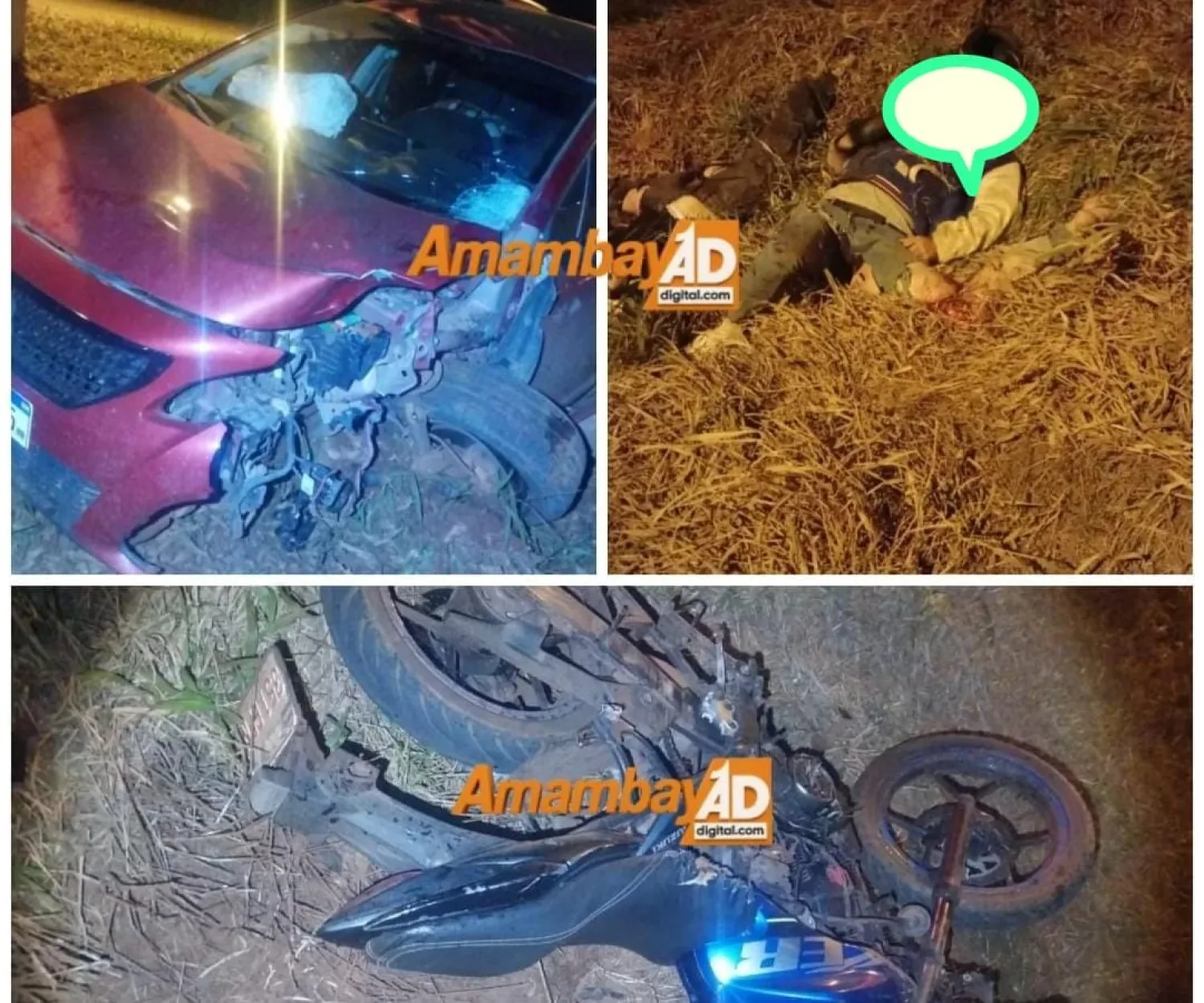 Fallece padre que fue atropellado junto a su hija sobre la Ruta PY05 por conductor ebrio