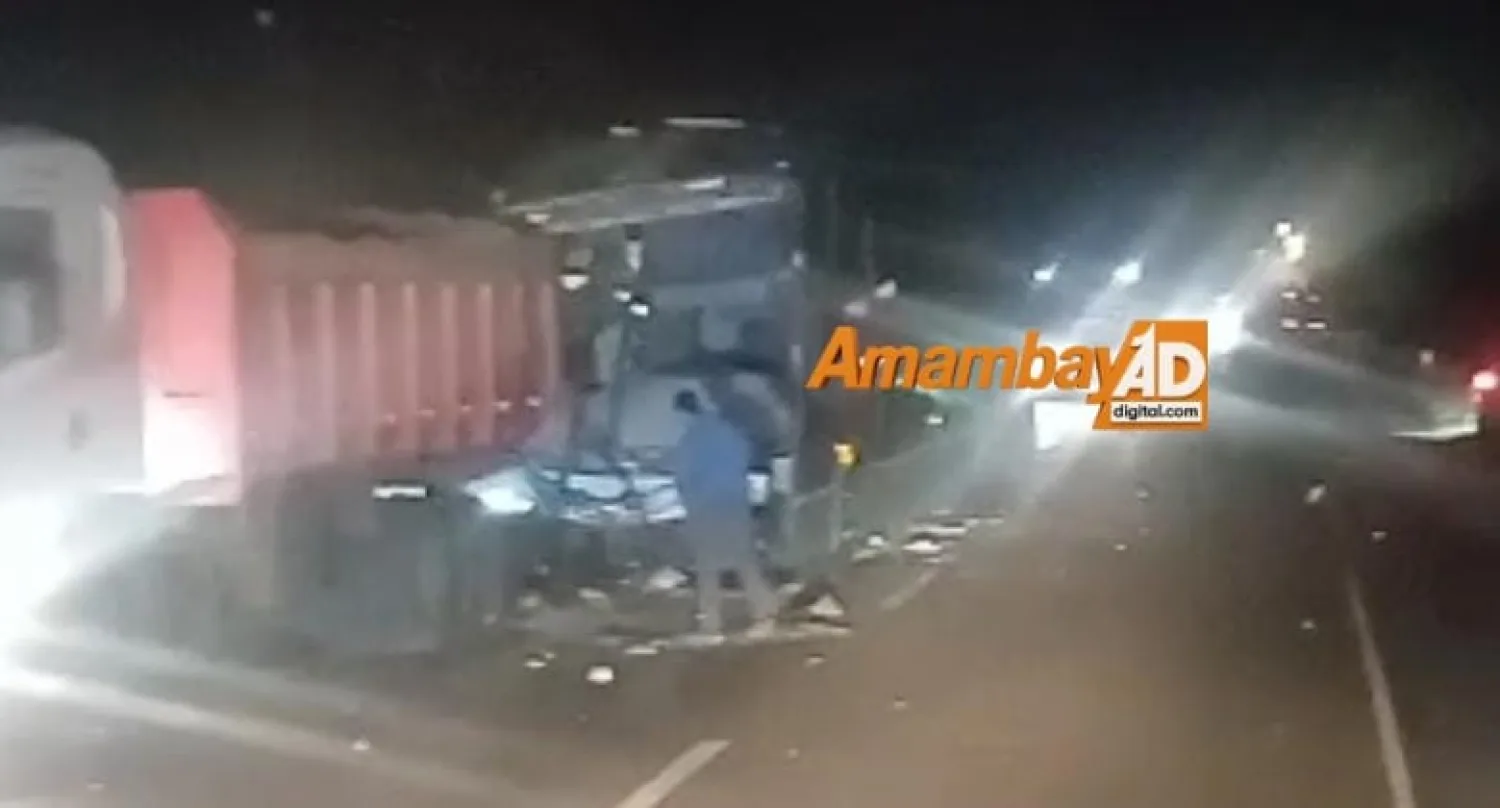 Grave accidente en la Ruta PY05: fallece guarda de colectivo tras chocar contra un camión