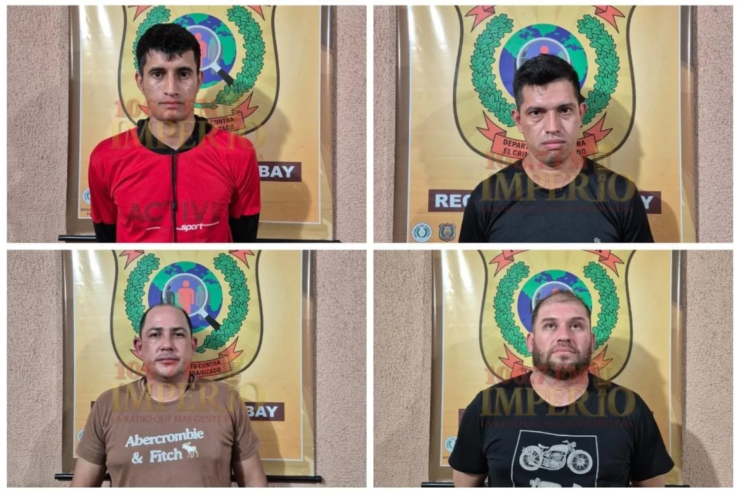 Cuatro aprehendidos con armas y municiones tras persecución sobre la Ruta PY05 en Pedro Juan Caballero