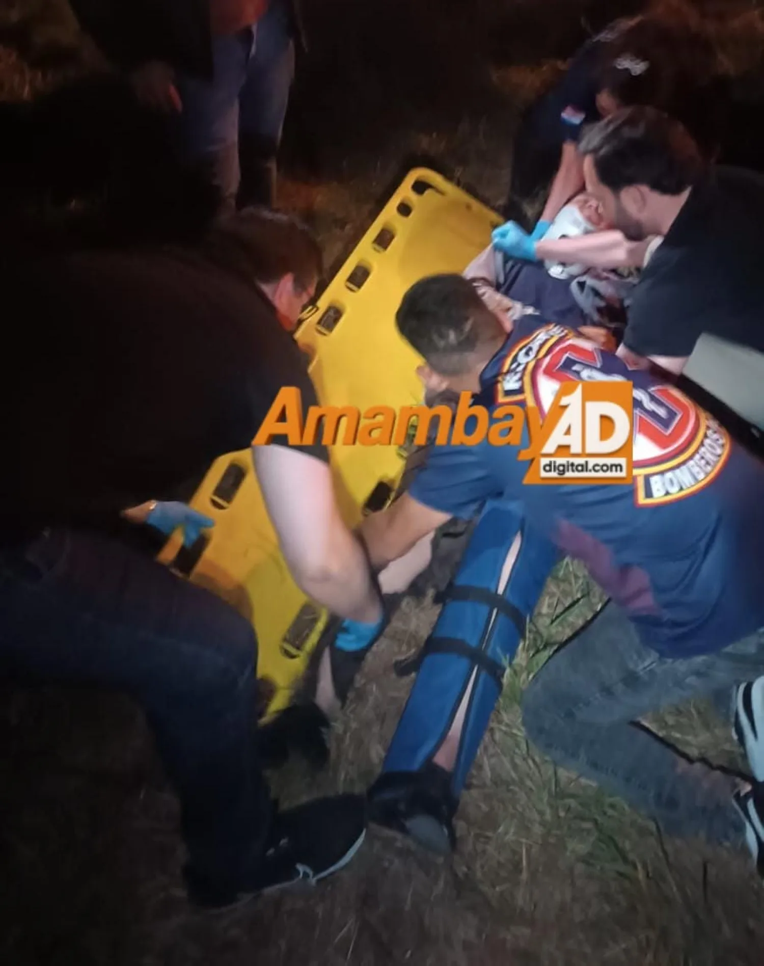 Choque entre camioneta y motocicleta deja a una pareja y a un bebé de 10 meses heridos en Cerro Corá