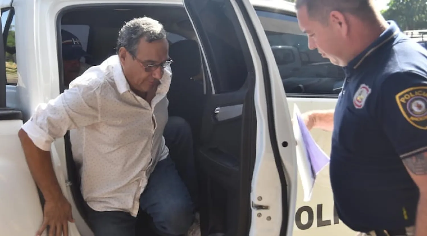 Hugo Javier se presentó para cumplir su condena