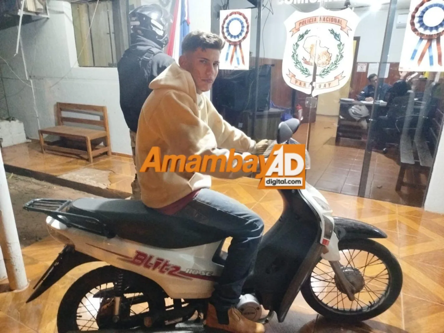 Tras persecución, Grupo Puma aprehende a un joven y recupera motocicleta hurtada