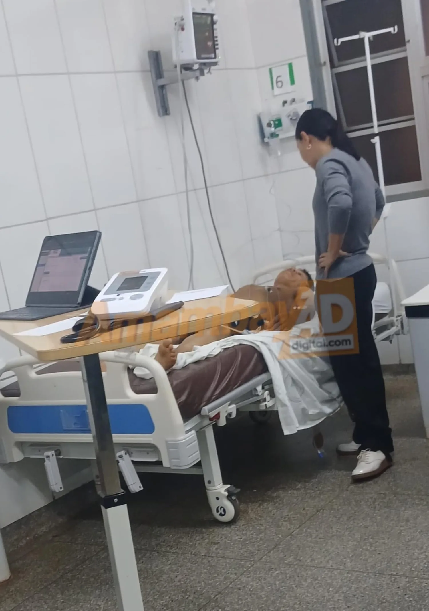 Sufre graves lesiones tras recibir descarga eléctrica mientras trabajaba en una estancia de Capitán Bado