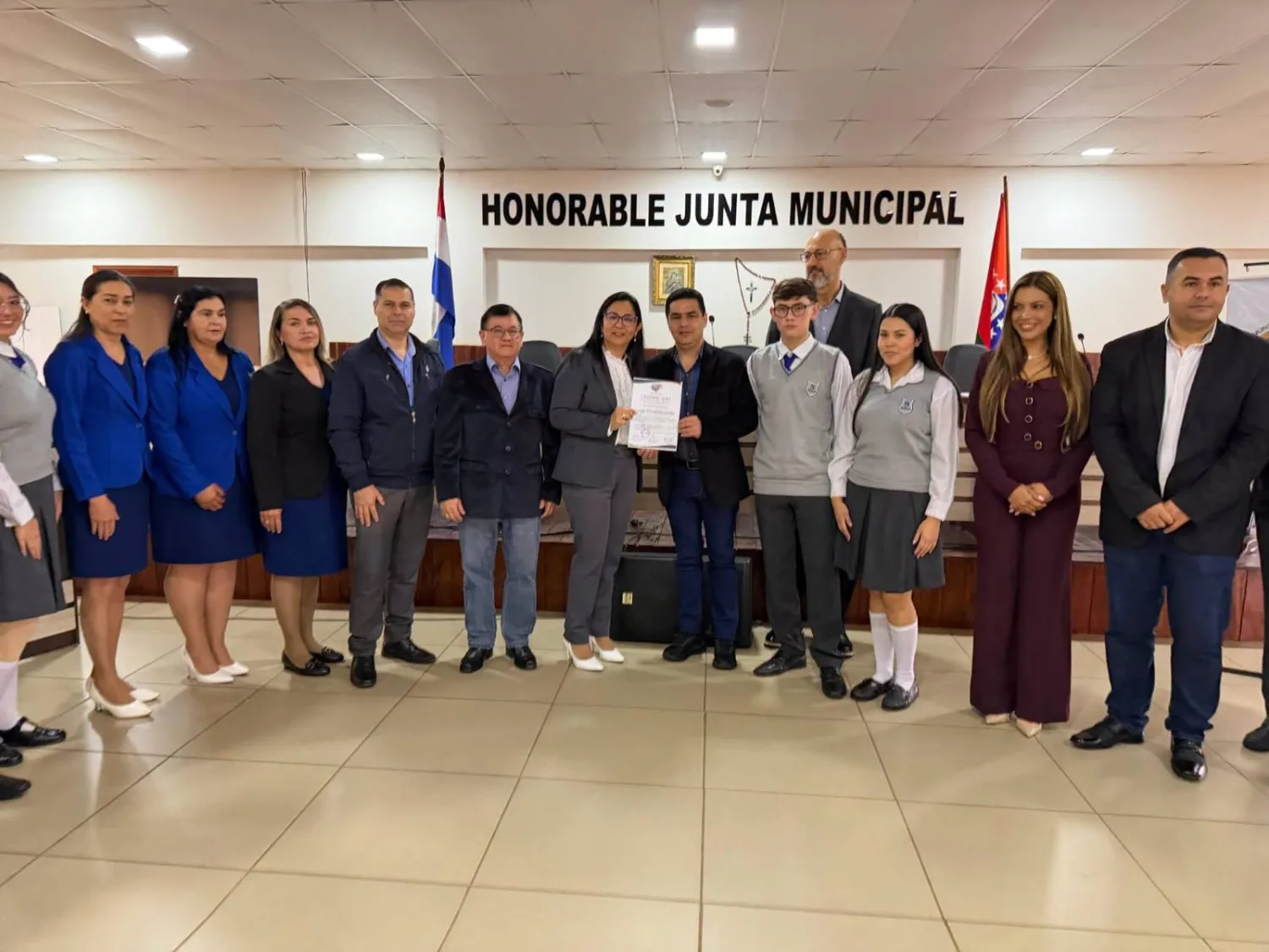 Cruzada Mundial de la Amistad reconoce a estudiantes y entidades destacadas en Pedro Juan Caballero