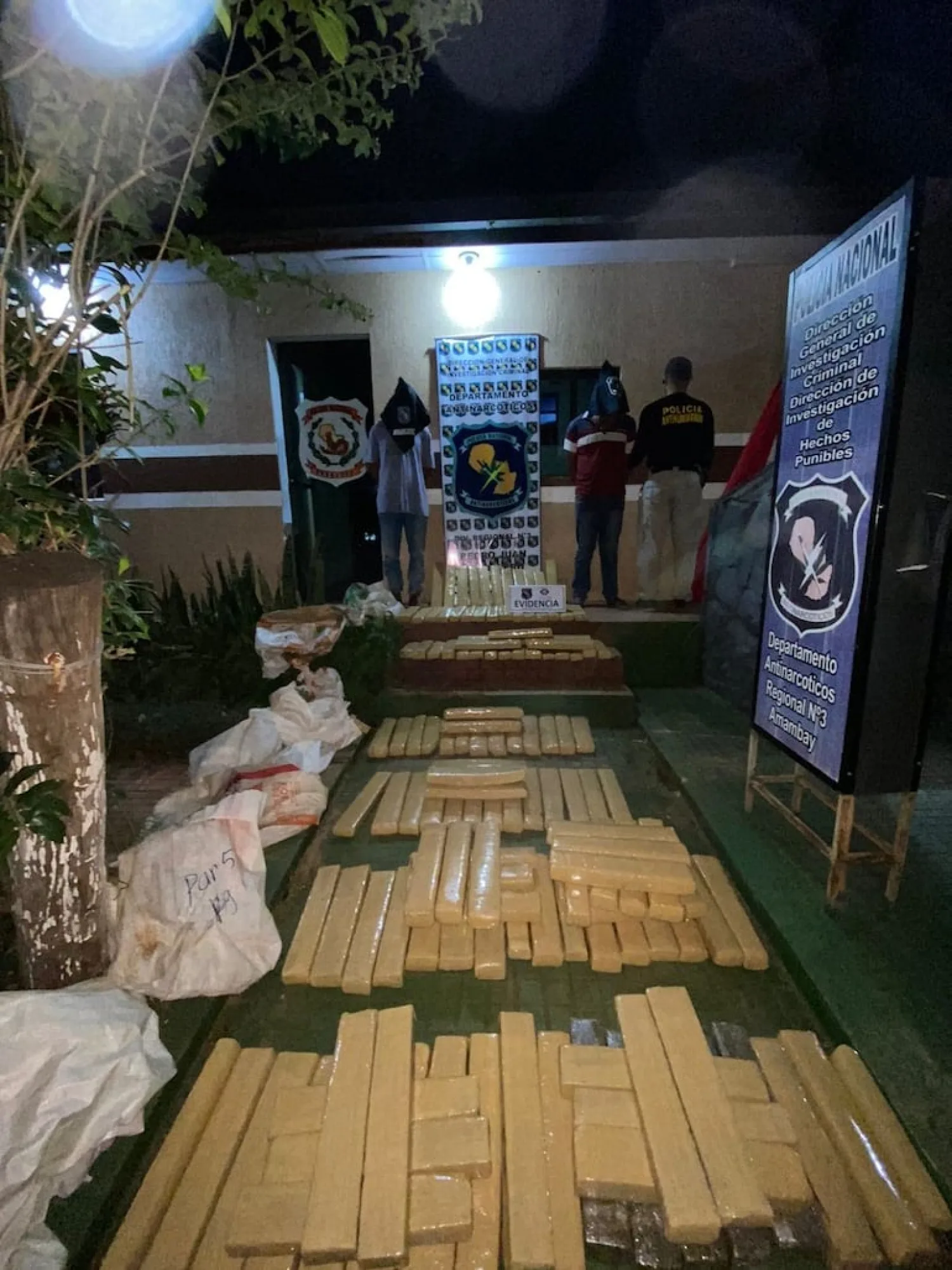 Dos condenados por transportar 156 kilos de marihuana en Pedro Juan Caballero